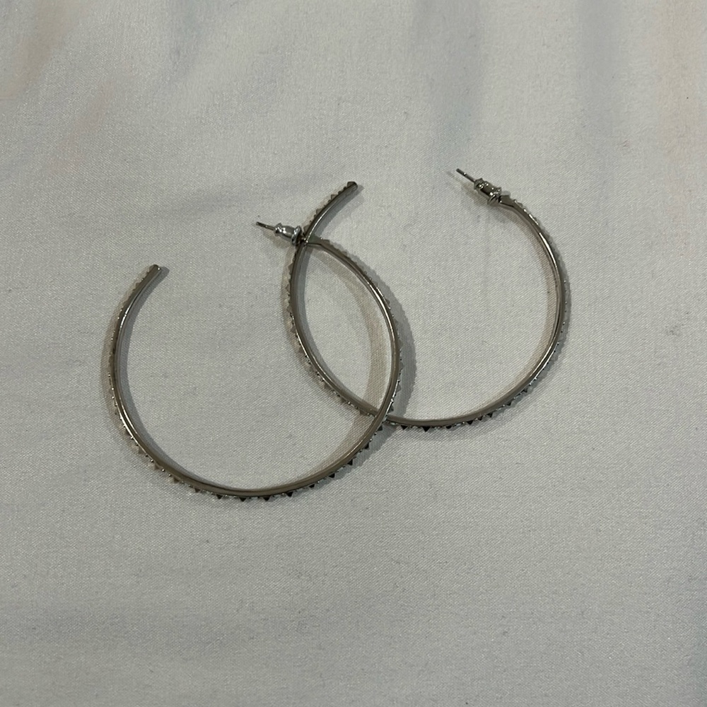 Kendra Scott silver hoops